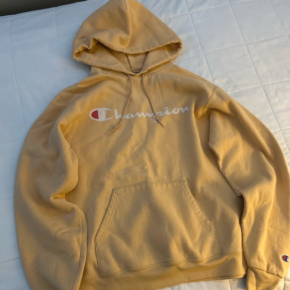 Champion Yellow Hoodie